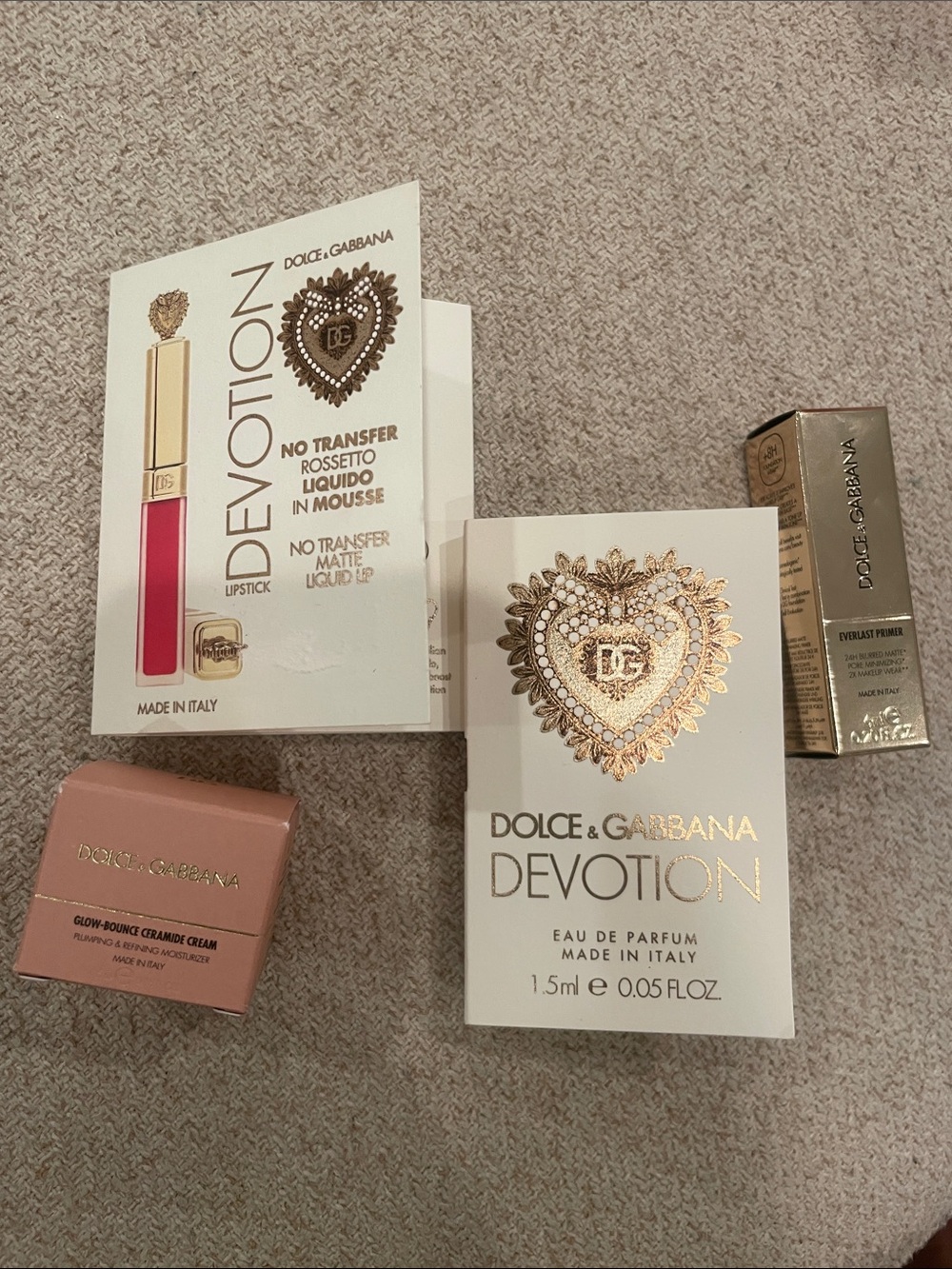 Dolce & Gabbana samples - new